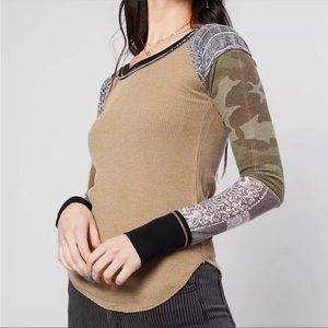 New without tags Free People thermal top